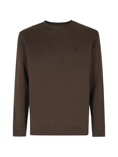 DONDUP logo-patch long-sleeve sweater