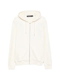 Karl Lagerfeld logo-embossed zip-up hoodie