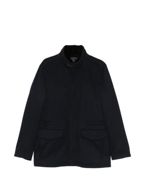 Enrico Mandelli high-neck flap-pocket jacket