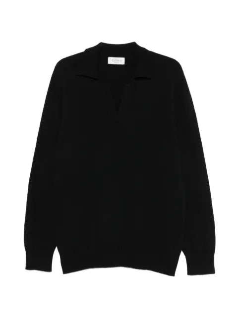 Laneus fine-knit long-sleeve sweater