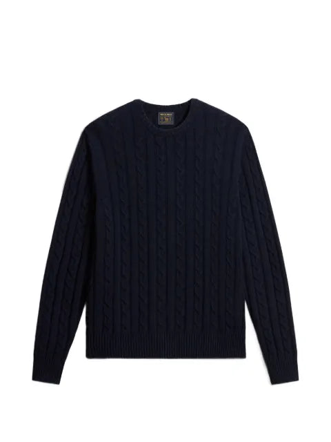 Woolrich cable-knit crew-neck sweater