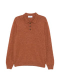 Gran Sasso button-down polo sweater