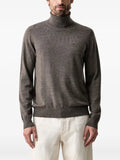 Aeronautica Militare roll-neck embroidered-logo sweater