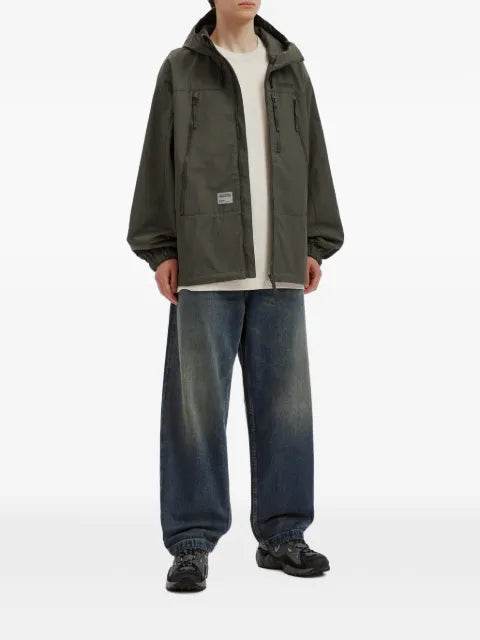 FINGERCROXX hooded zip-up jacket