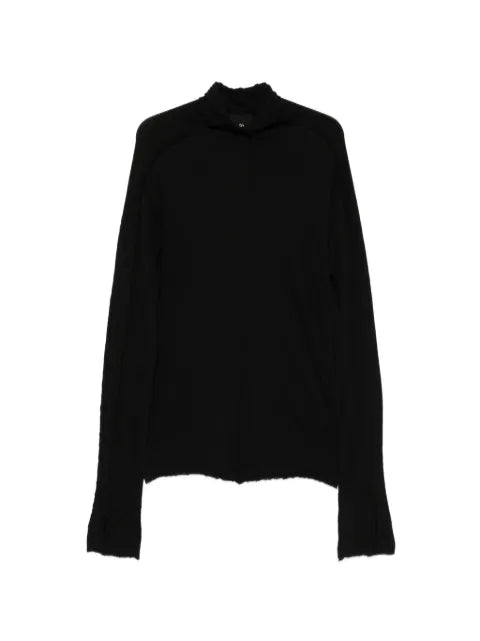 Thom Krom high-neck raw-edge jumper
