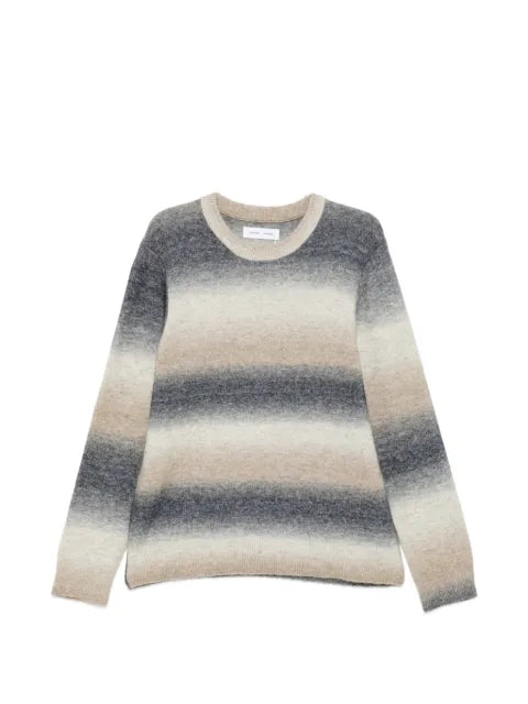 SAMSOE SAMSOE gradient-effect striped sweater