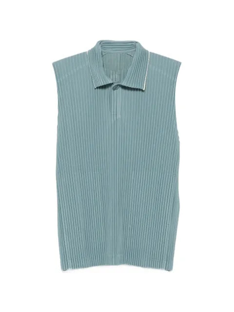 Homme Plissé Issey Miyake pleated sleeveless sweater
