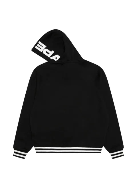AAPE BY *A BATHING APE® logo-patch button-up hoodie