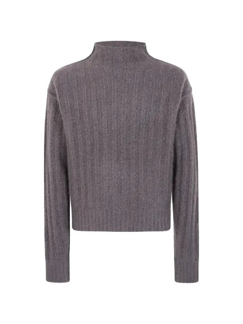 Rick Owens Turtle ribbed-knit high-neck sweater