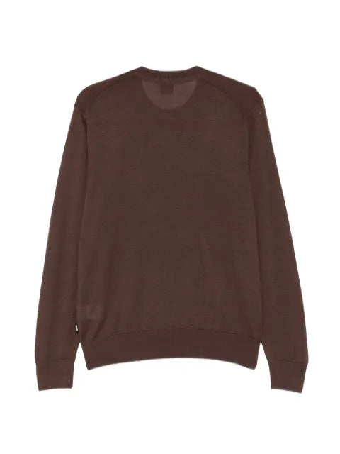 BOSS H-Leno crew-neck wool sweater