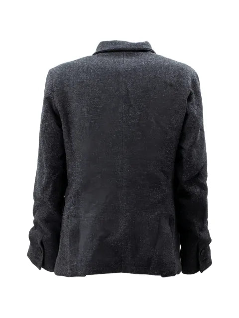 Bergfabel herringbone-pattern single-breasted jacket