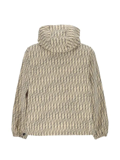 Murphy&Nye geometric-print hooded hoodie jacket