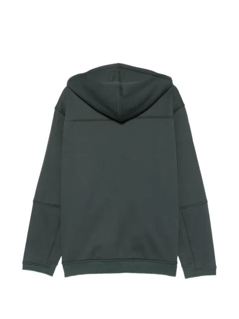 K-Way logo-patch zip-up hoodie