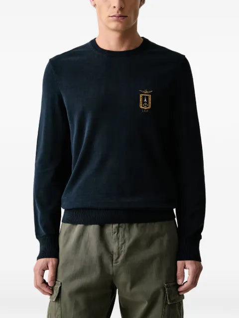 Aeronautica Militare embroidered-logo sweater