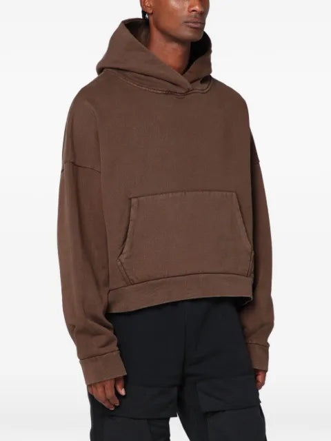 ENTIRE STUDIOS dropped-shoulder pouch-pocket hoodie