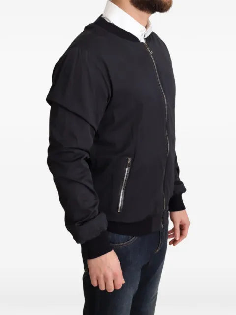 Dolce & Gabbana silk bomber jacket