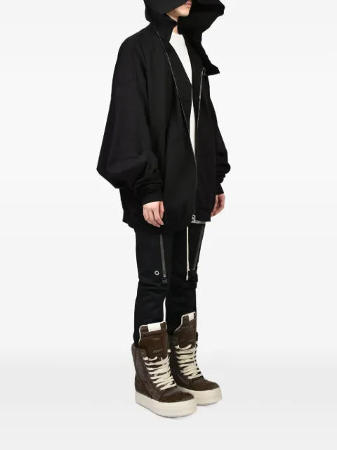 Rick Owens DRKSHDW Mountain Hun asymmetric-zip hoodie
