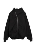 Rick Owens DRKSHDW Mountain Hun asymmetric-zip hoodie