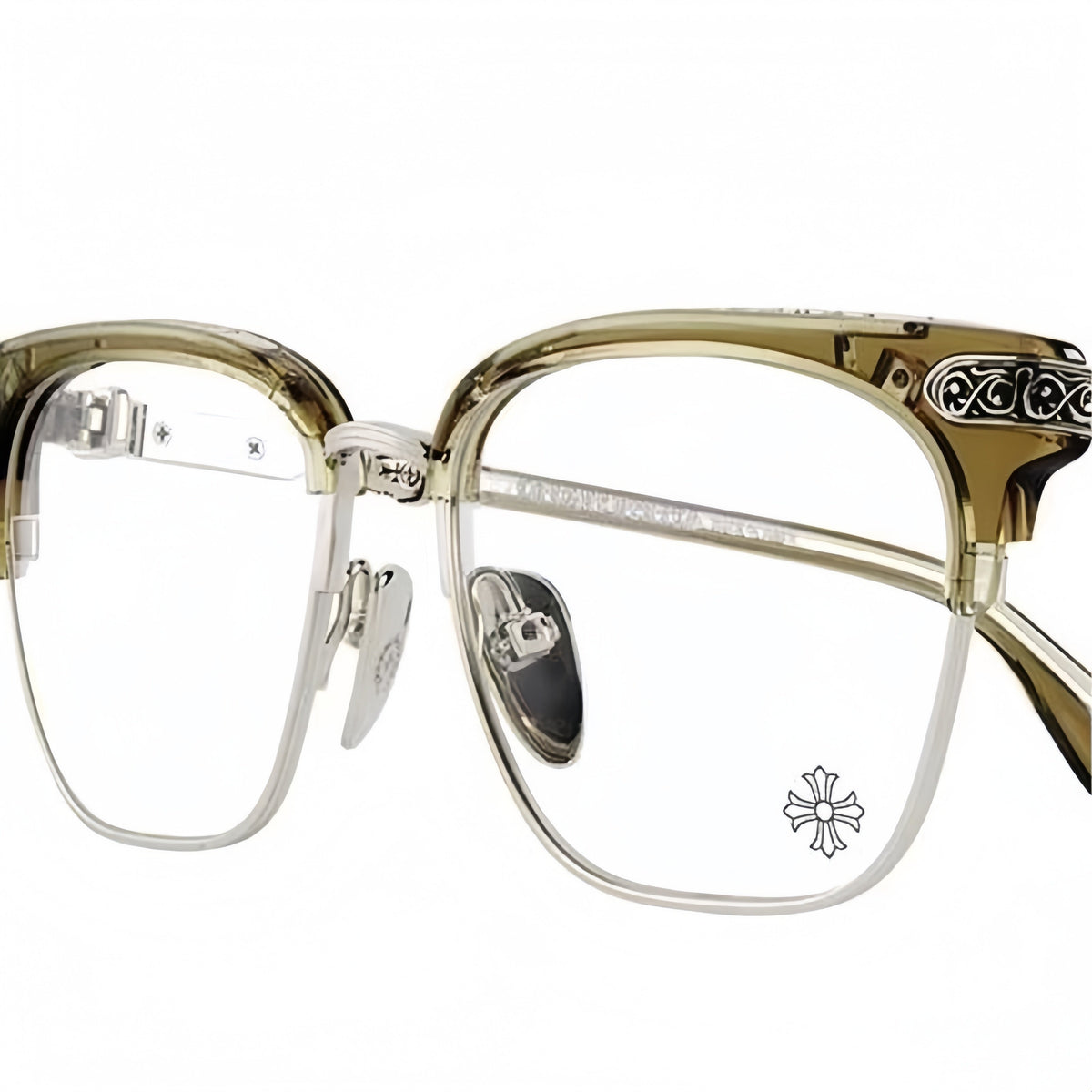 Chrome Hearts Glasses with logo on temple