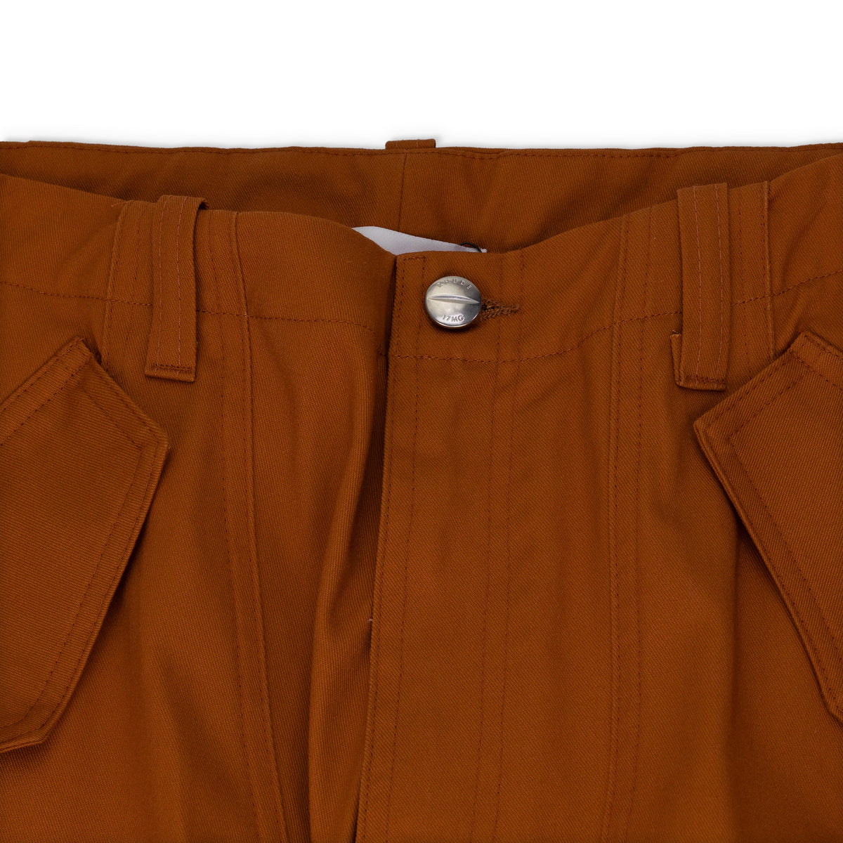 Orange Suiting Cargo Pants