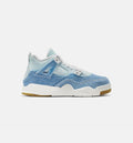 Air Jordan 4 Retro “Worn Blue” Preschool Lifestyle Shoes (PS)