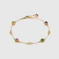 GUCCI INTERLOCKING G BRACELET GEMSTONES