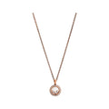 CHOPARD HAPPY HEART DIAMOND PINK GOLD NECKLACE