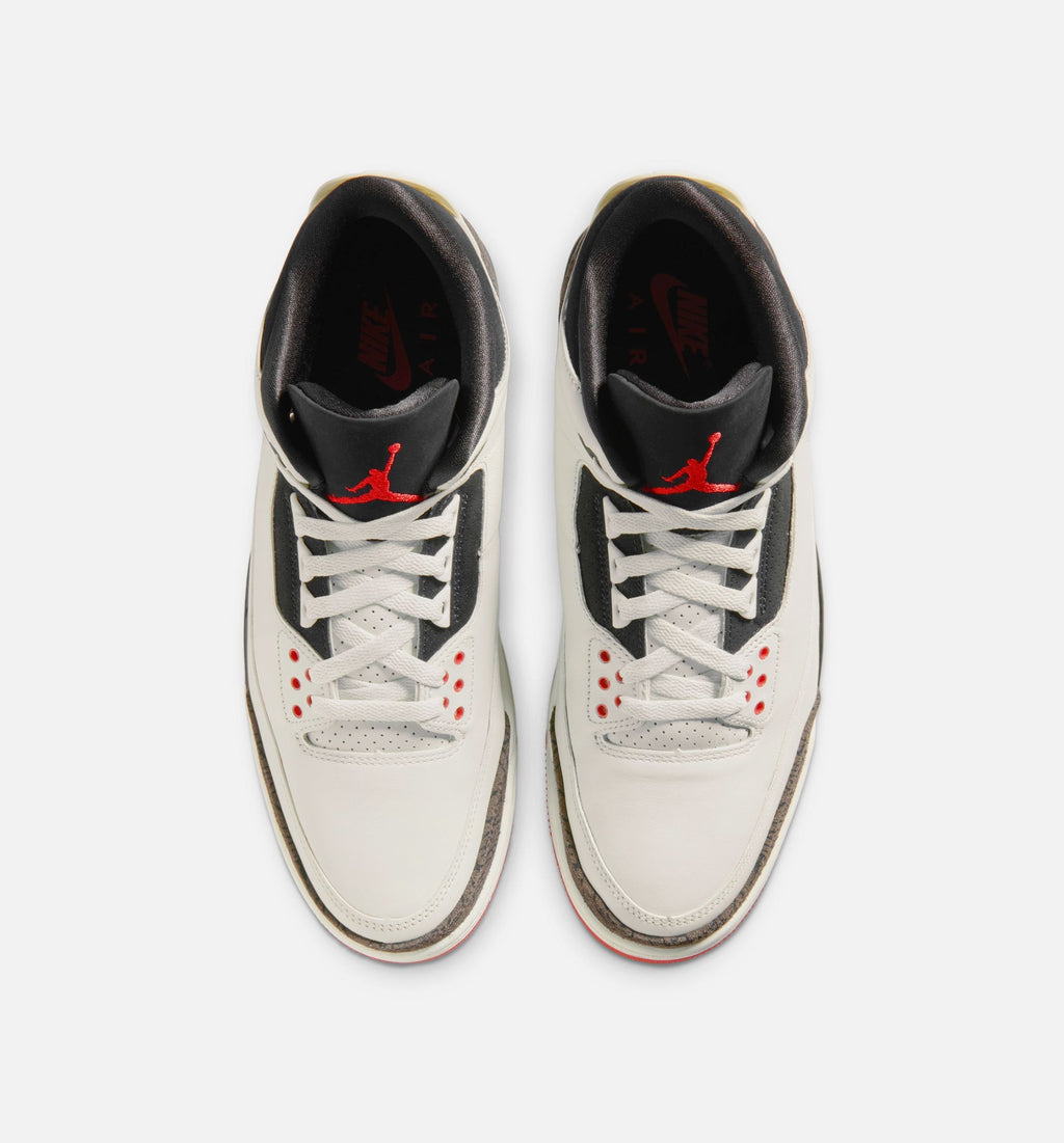 Air Jordan 3 Retro "Sail and University Red" Men's Shoe – Sail/Black/University Red/Pale Ivory