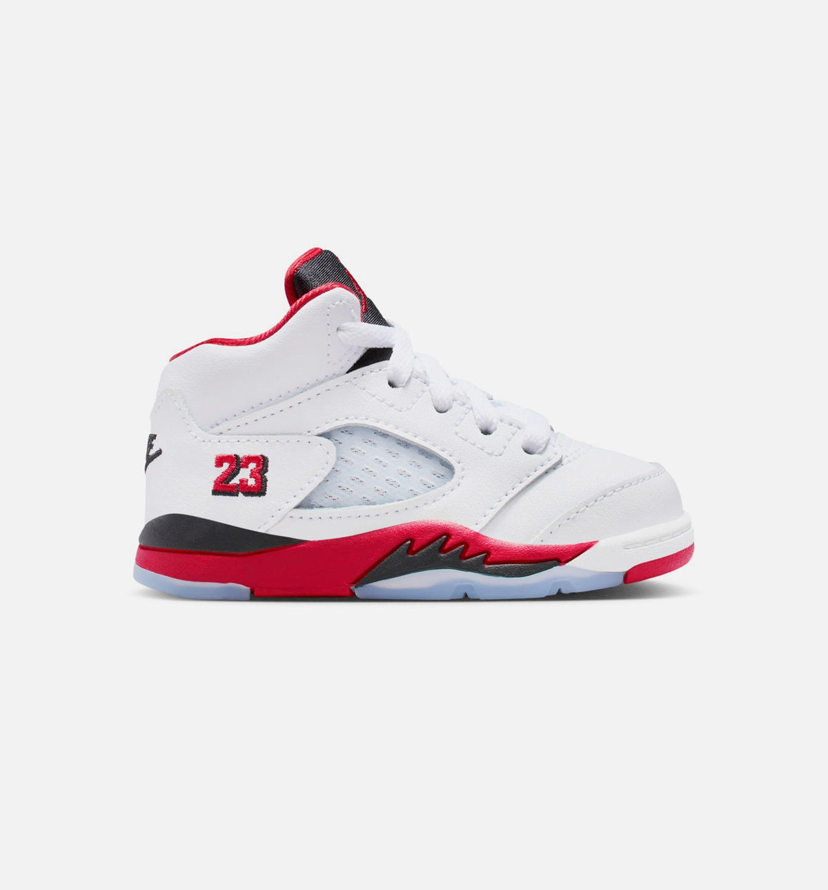 Air Jordan 5 Retro Fire Red Infant Sneakers - Fire Red/White
