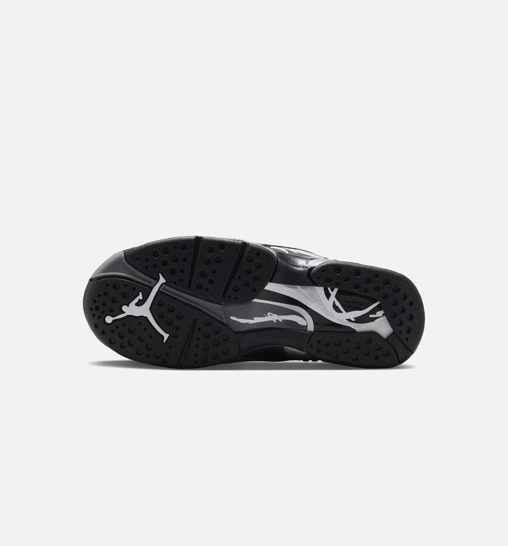 Air Jordan 8 Retro Chrome | Grade School Lifestyle Shoe | Black/White/Light Graphite