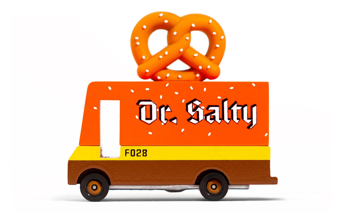 Candyvan - Pretzel Van - Wooden Diecast Toy Car Candylab