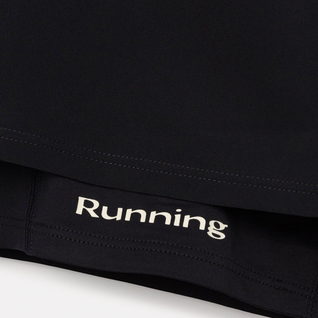 Acid Running 2-in-1 Shorts - Black