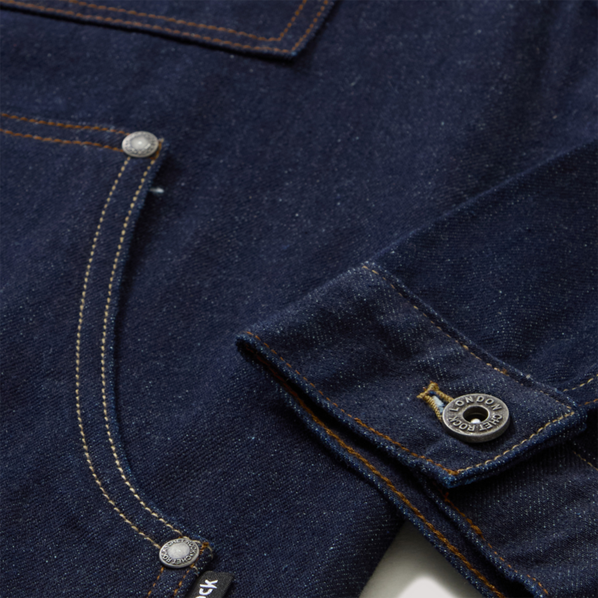 Chet Rock Infinity Jacket: Blue Rinse Wash