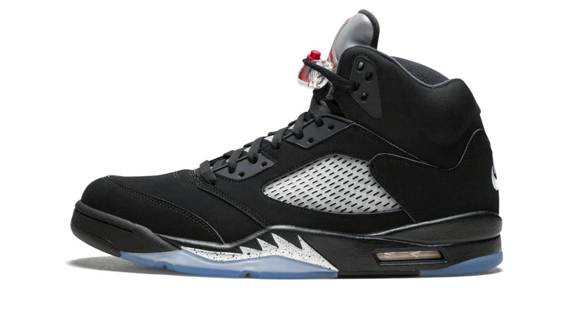 Air Jordan 5 Retro OG 'Black Metallic' – Fighter Jet Inspired Sneaker with Reflective Silver Details