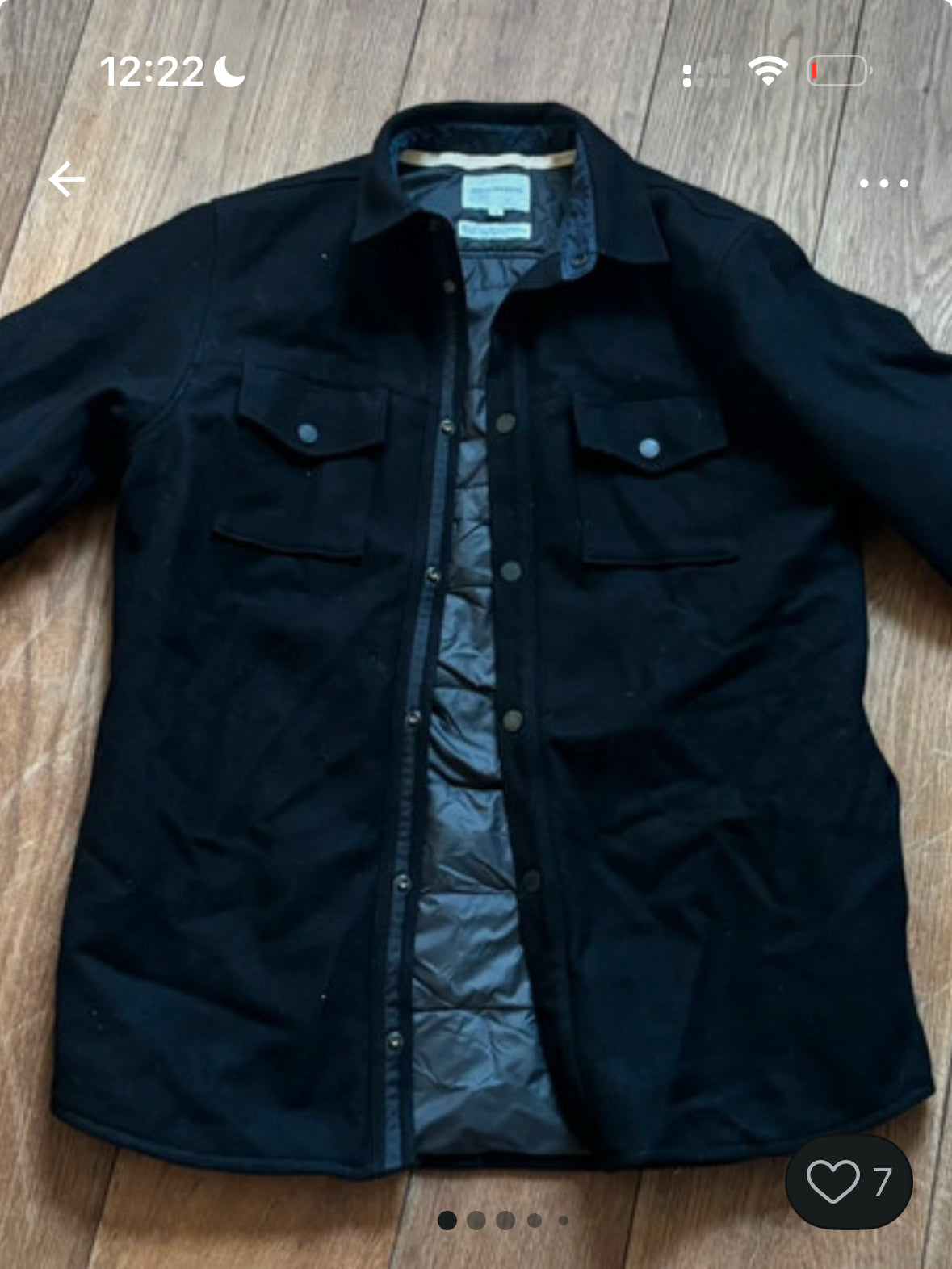 PRE LOVED - Norse Projects - wool jacket black  - S