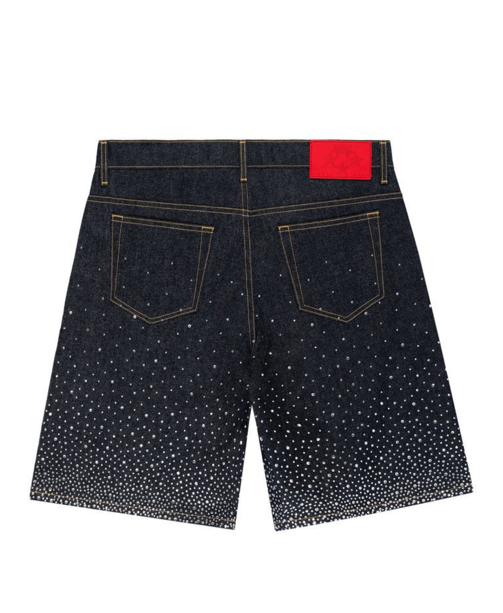 Sp5der Star Dust Demin Short Índigo