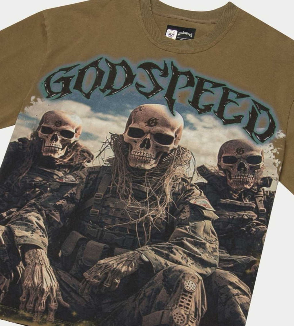 Godspeed Squadron Tee Olive
