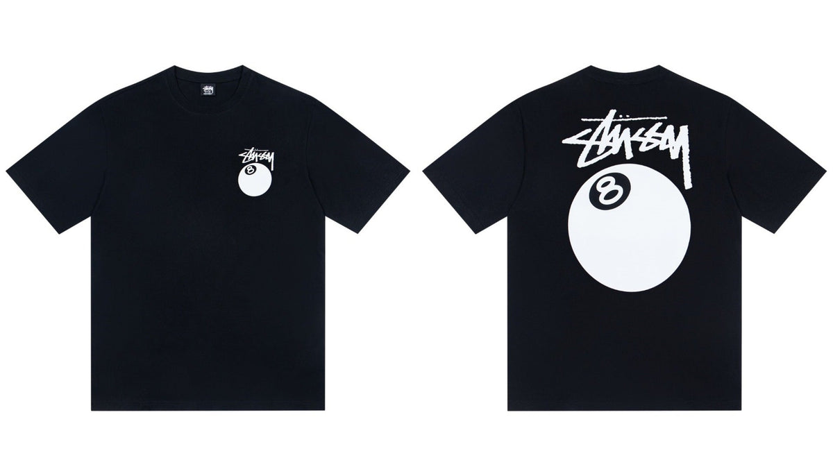 Stussy 8 Ball Graphic Short Sleeve Crew Neck Tee