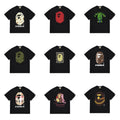 Bape Maneki Neko Ape Head Graphic Oversized Tee Streetwear Unisex