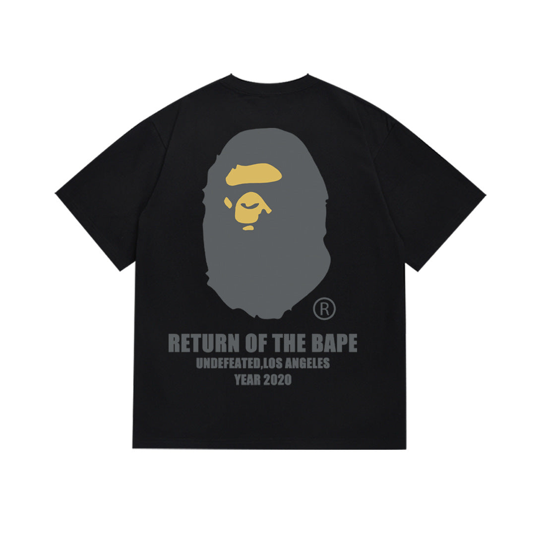 Bape Maneki Neko Ape Head Graphic Oversized Tee Streetwear Unisex