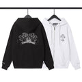 Chrome Heart Hoodie Overlap Phantom Cross Zip Hooded Jacket