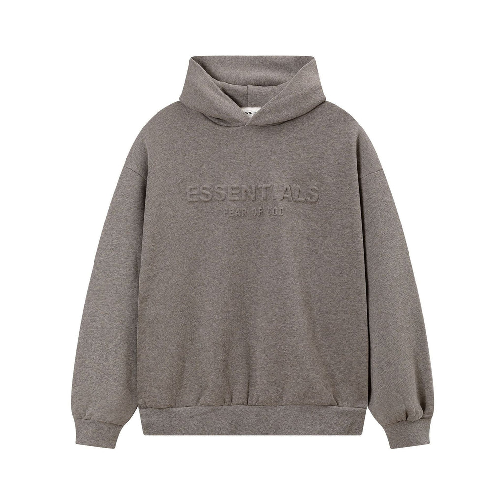 Fear of God Embossed Letter Fleece Lined Pullover Hoodie