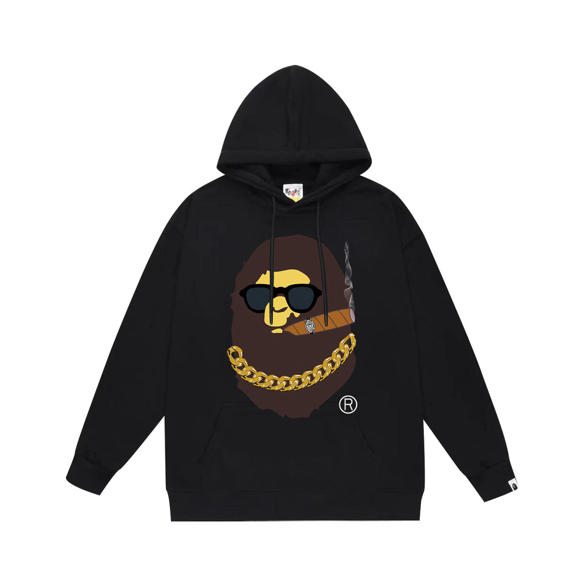 Bape Desert Camo Multi‑Print Ape Head Oversized Hoodie Streetwear