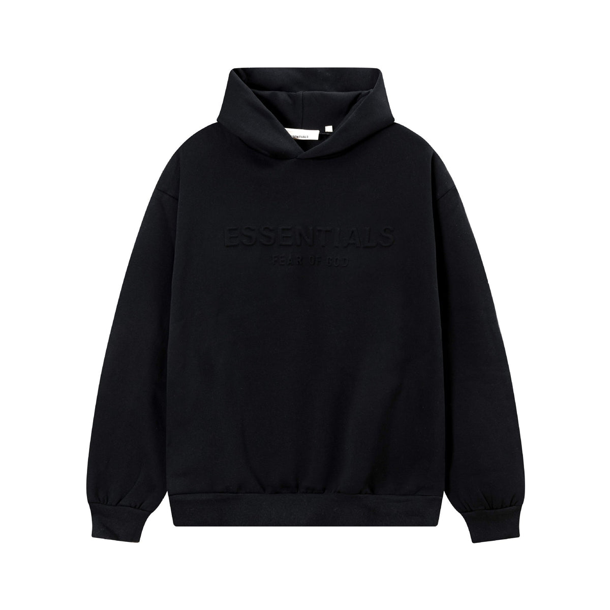 Fear of God Embossed Letter Fleece Lined Pullover Hoodie