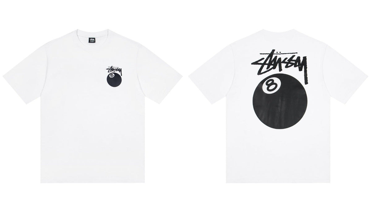 Stussy 8 Ball Graphic Short Sleeve Crew Neck Tee