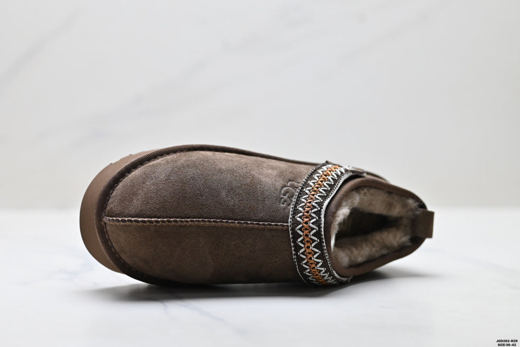 UGG Tazz Shearling Platform Slip-Ons