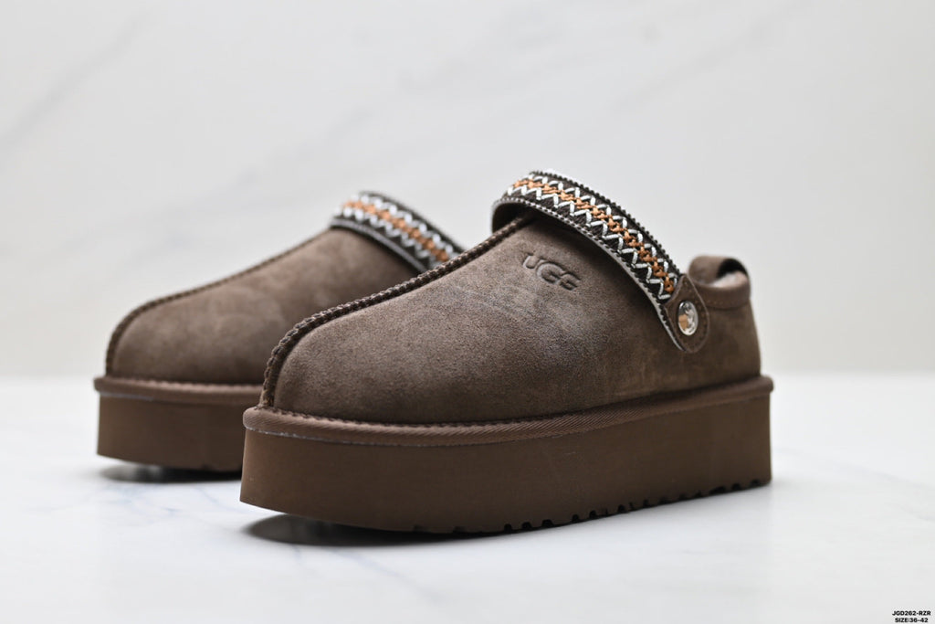 UGG Tazz Shearling Platform Slip-Ons