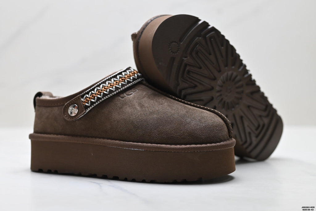 UGG Tazz Shearling Platform Slip-Ons