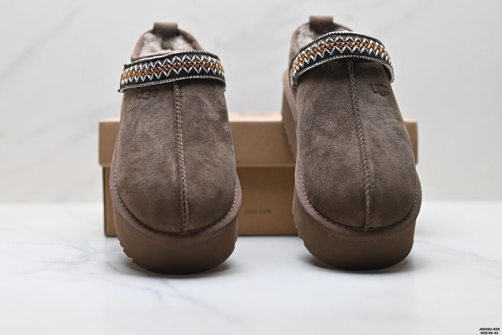UGG Tazz Shearling Platform Slip-Ons