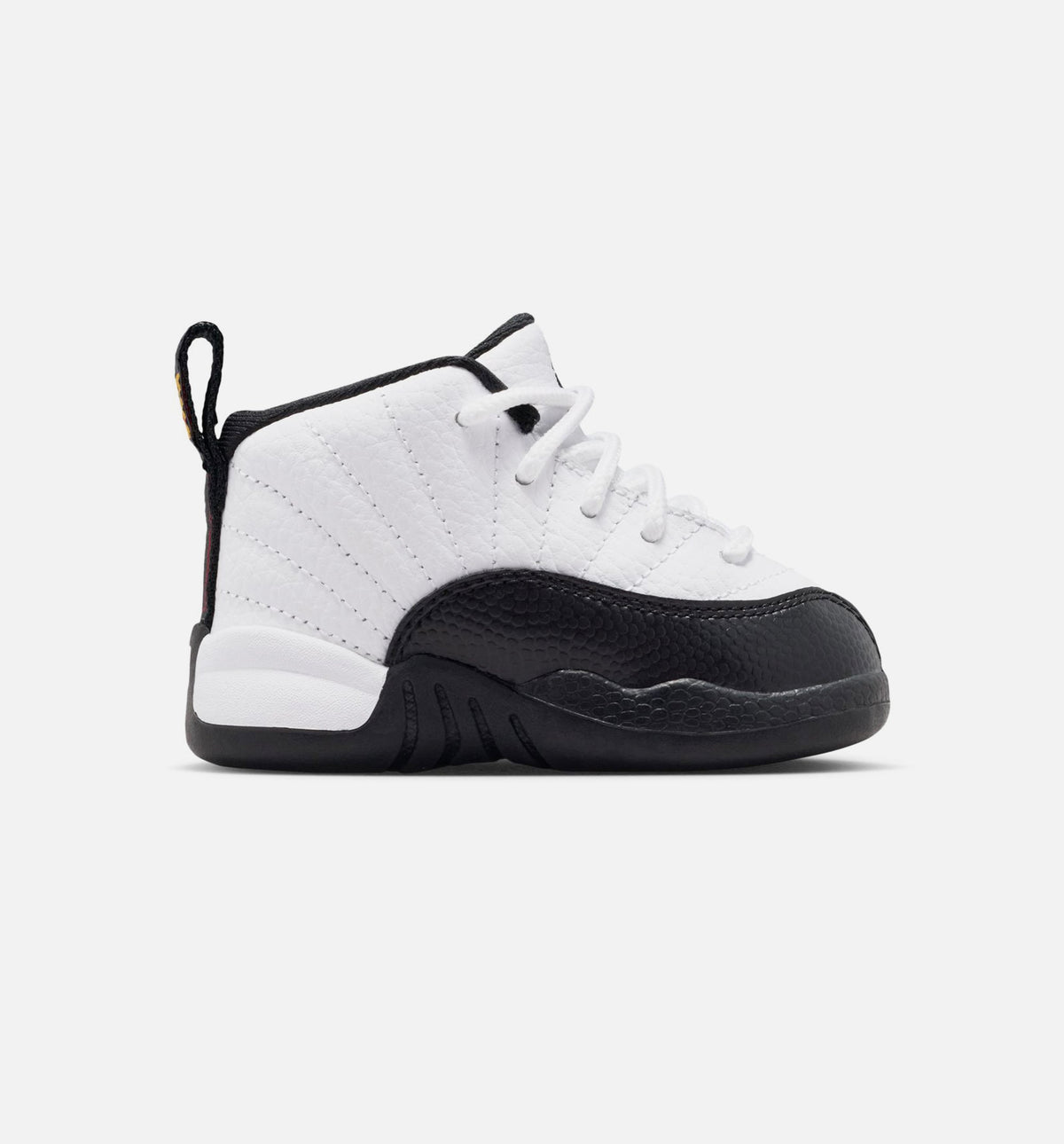 Air Jordan 12 Retro Taxi – Infant & Toddler Lifestyle Shoe | White/Black/Taxi